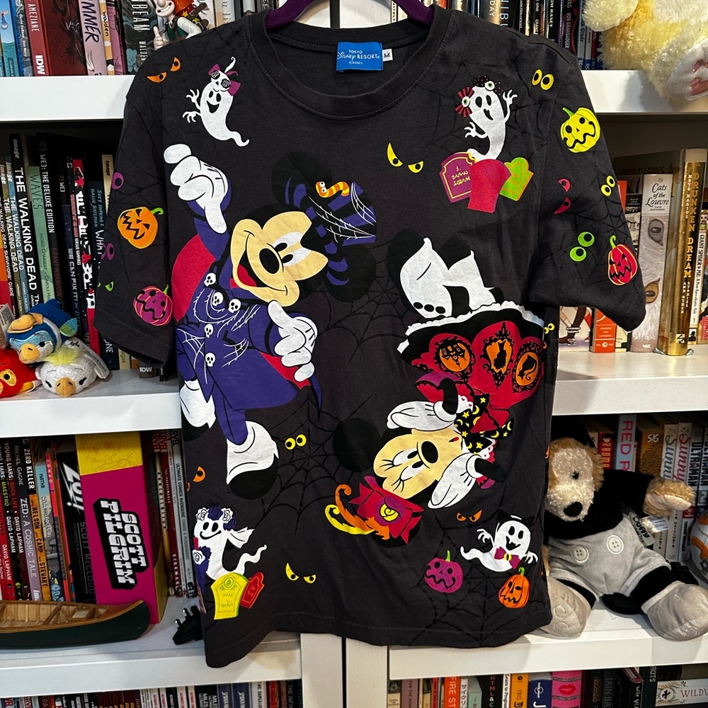Disney Black Halloween Shirt Tokyo Disney Sea